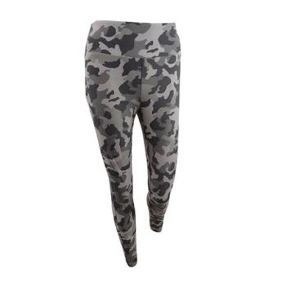 Hippie Rose High-Waist Gray  Camo Leggings yoga gym size S running casual - Picture 3 of 10